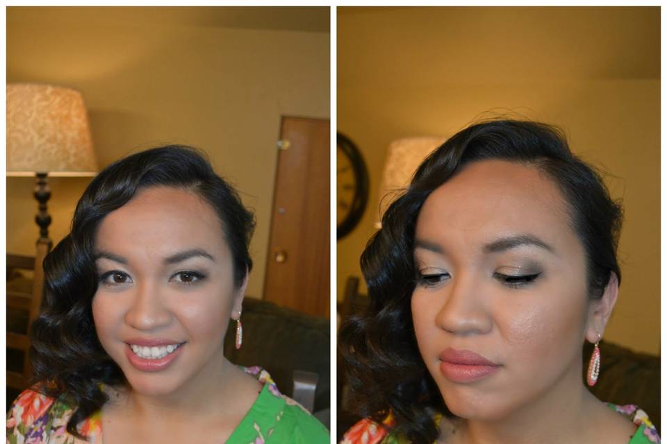 Bridal party hair & makeup