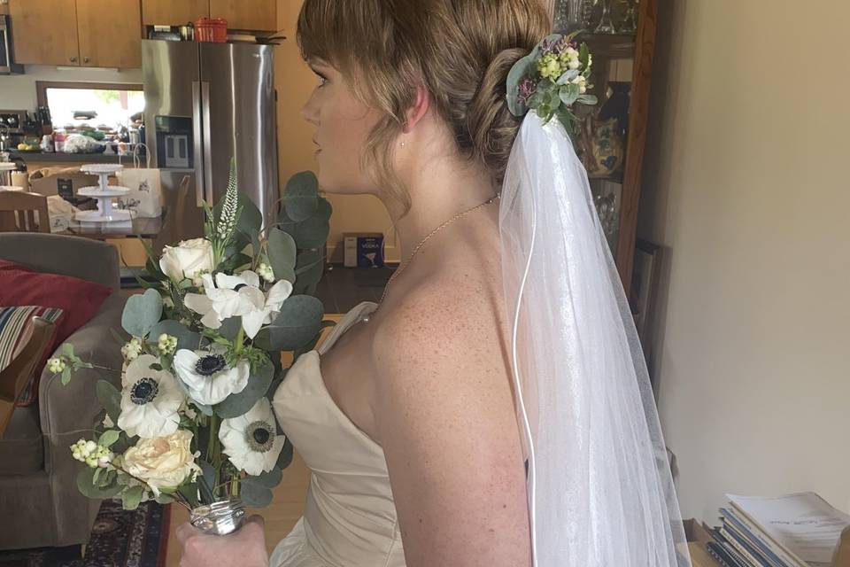 Bridal Hair with veil