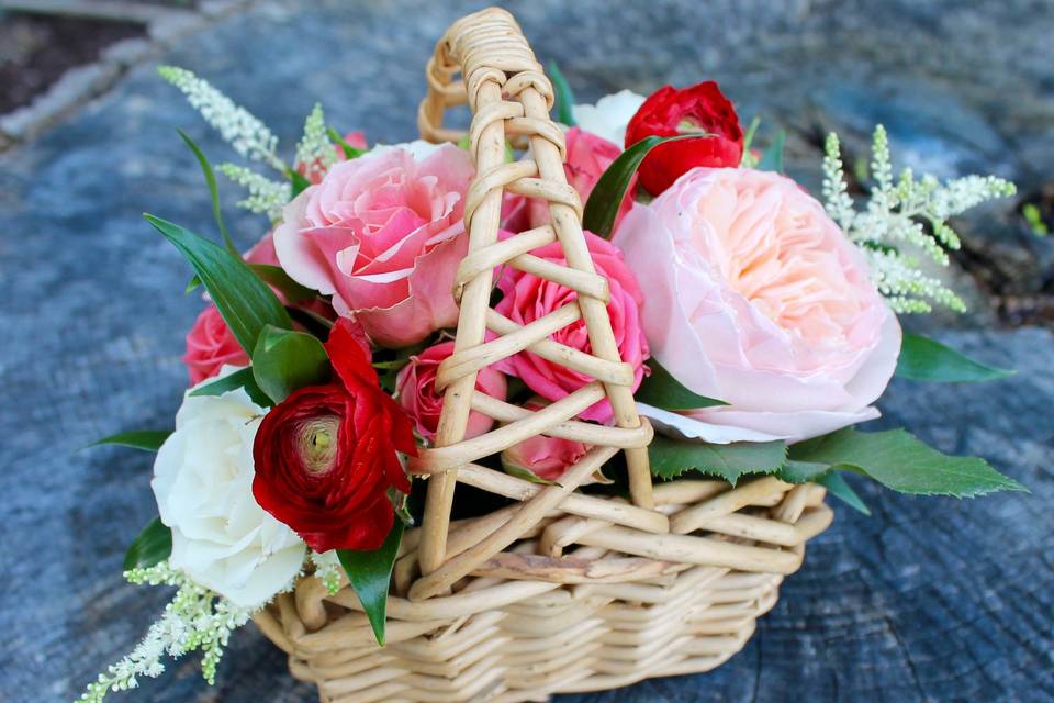 Flower girl basket