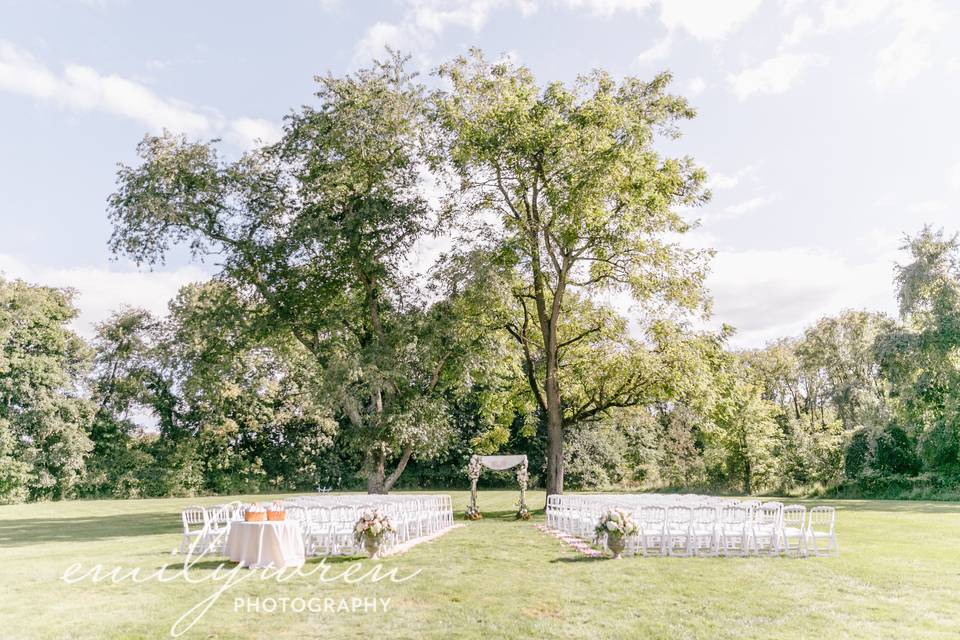 Chuppah details