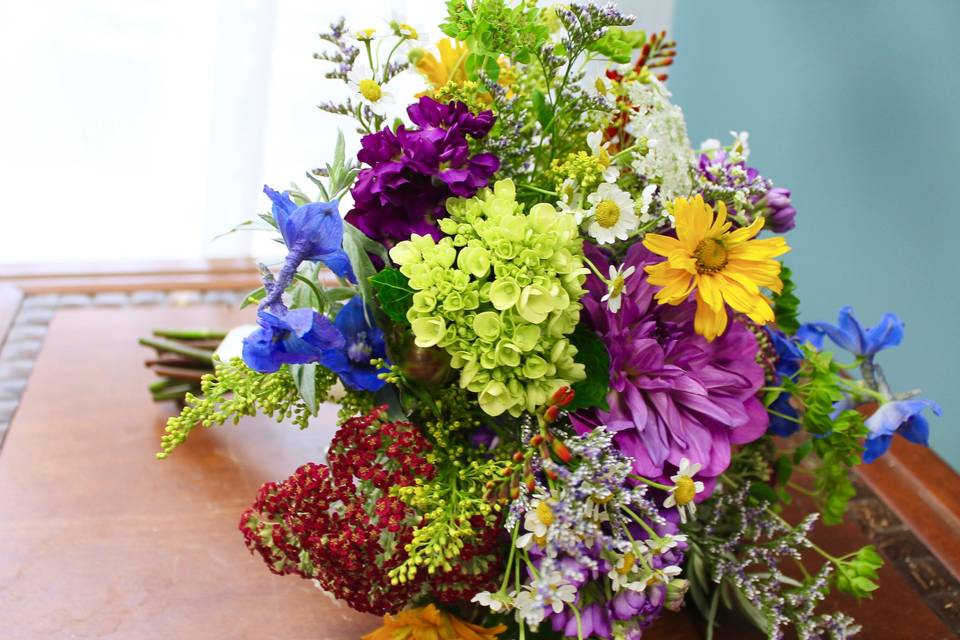 Summer wild flower bouquet