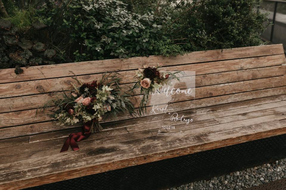 The wedding bench