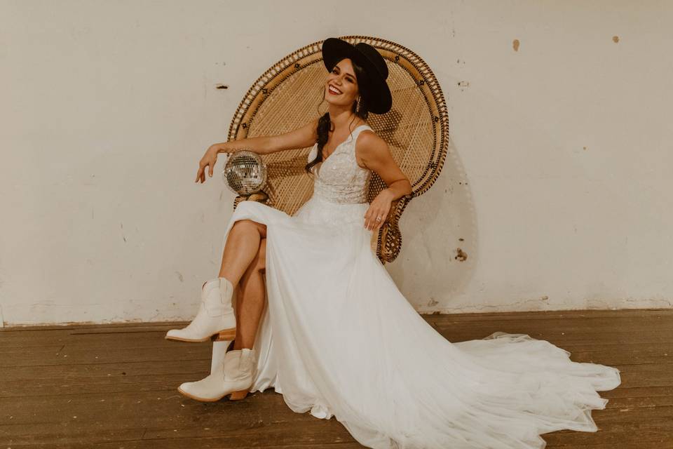 Texas bridal style