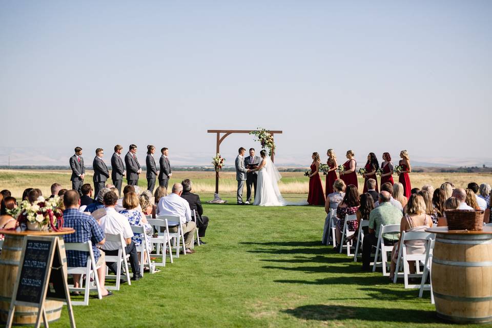 Exchanging vows