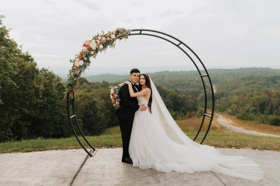 Mountain top wedding