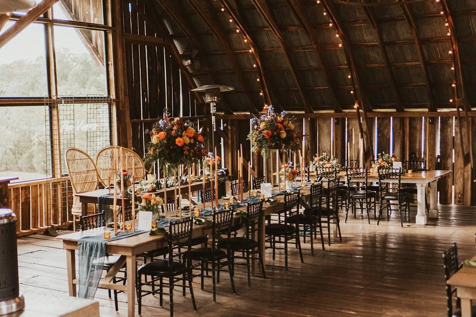 Boho wedding decor