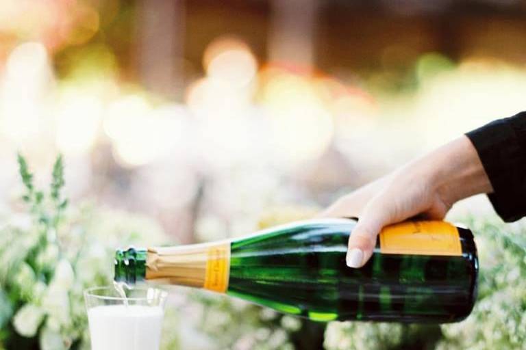Champagne bottle