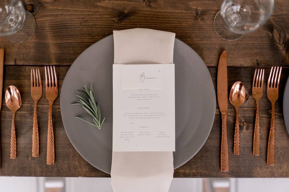 Perfect placesetting