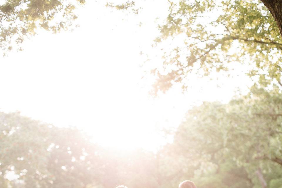 Sun kissed Spring Bride on the Front Lawn - Abby Tohline Photography