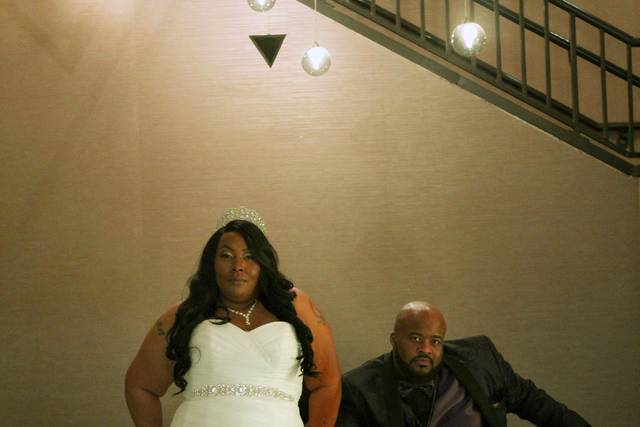 Newlyweds portrait