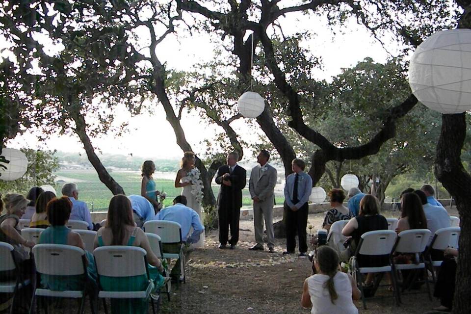 Outdoor ceremony