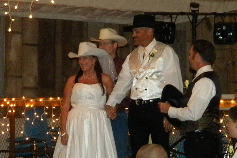 Cowboy wedding