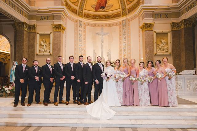Bridal and grooms party