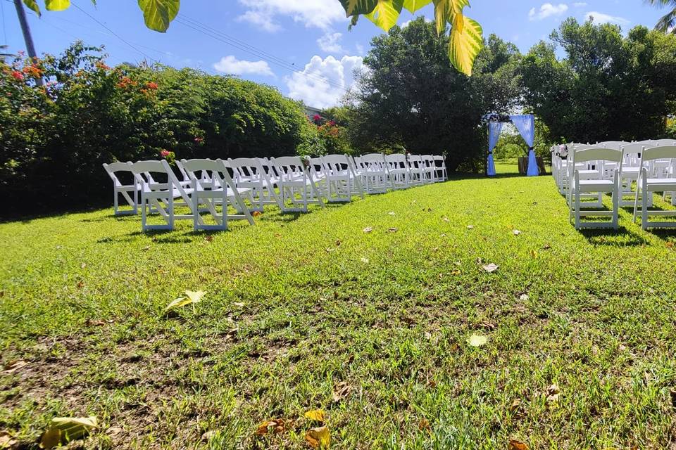 Ceremony set up