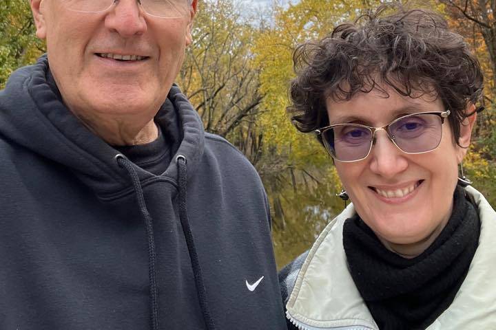 Hiking with my wife of 25 yrs