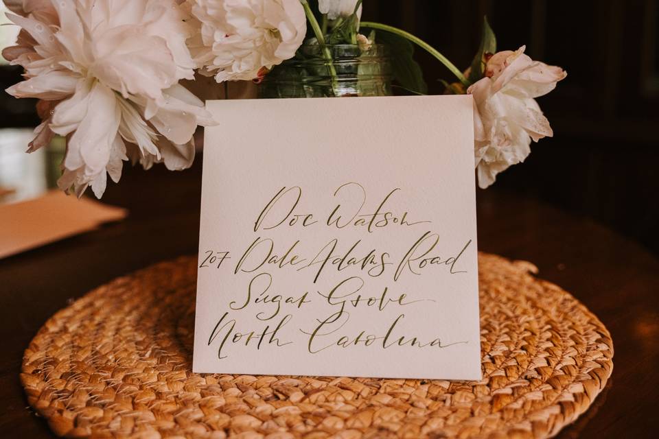 Modern calligraphy