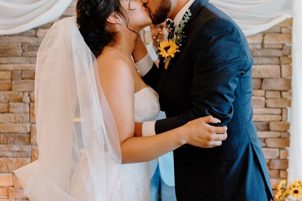 Indoor Ceremony on a Rainy Day