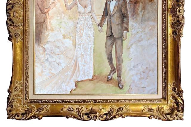 Wedding Ceremony Exit Painting