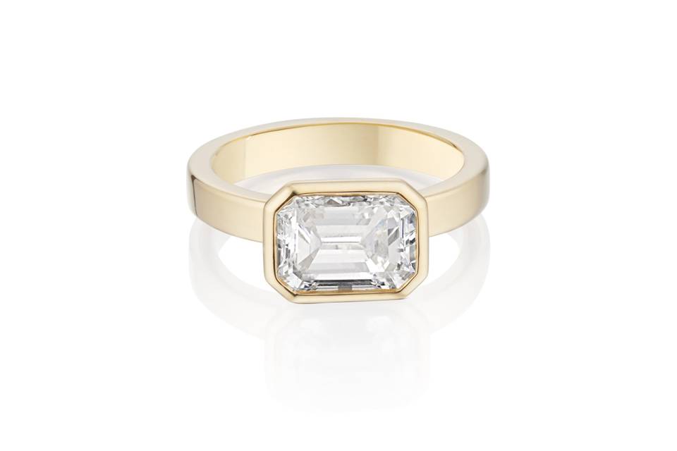 Emerald Cut Engagement Ring