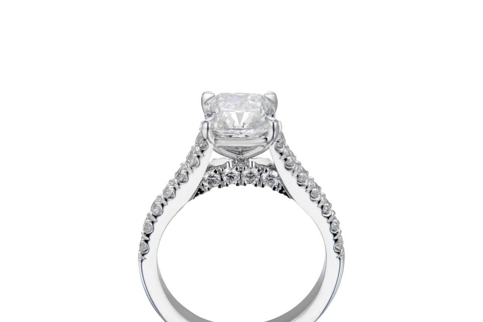 Cushion Cut Engagement Ring