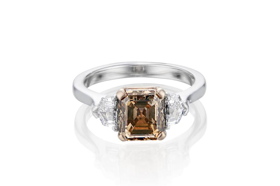 Asscher Cut Engagement Ring