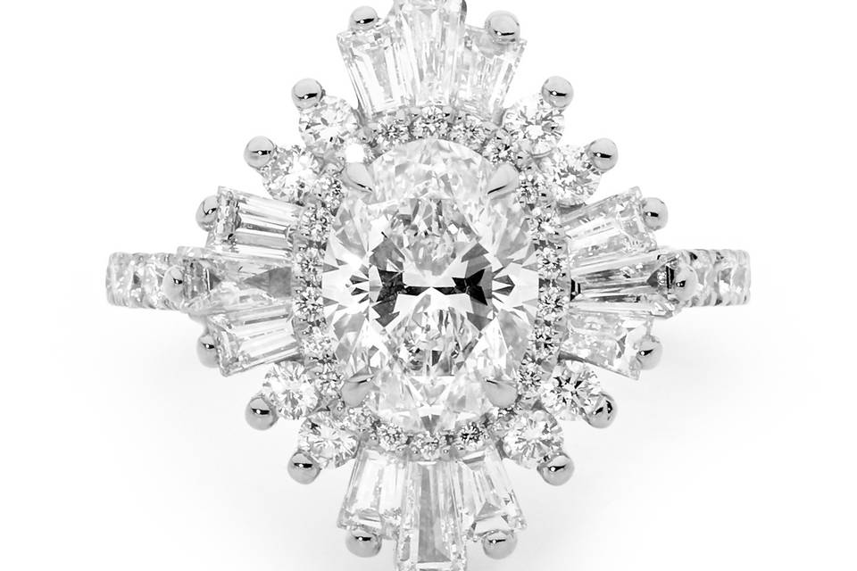 Art Deco Engagement Ring