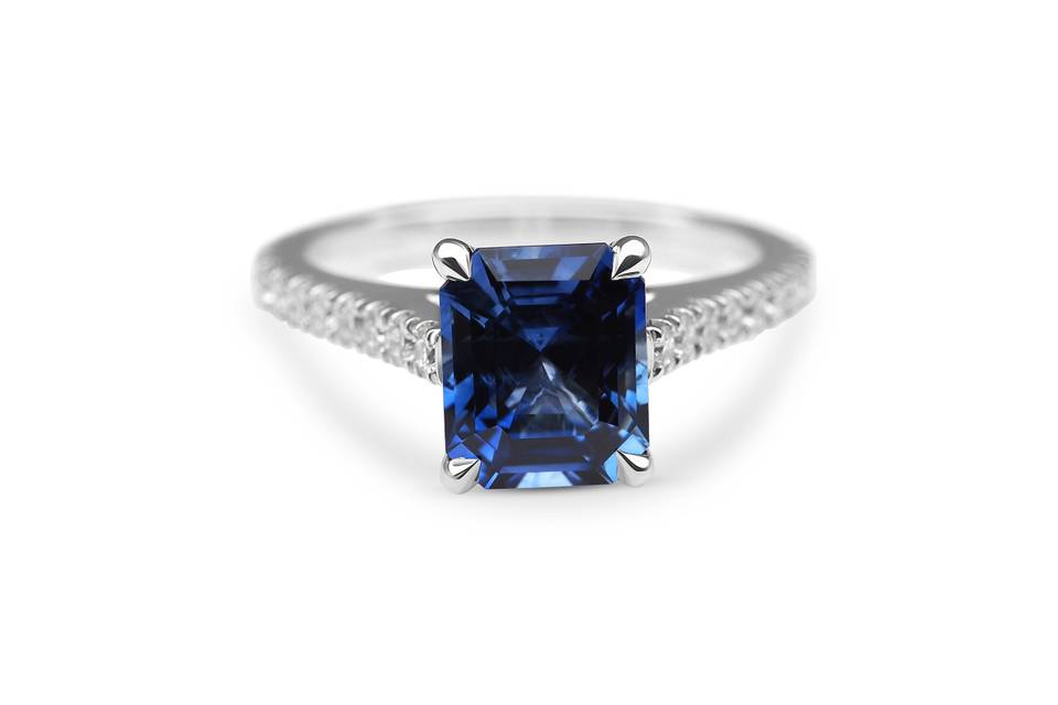 Sapphire Engagement Ring