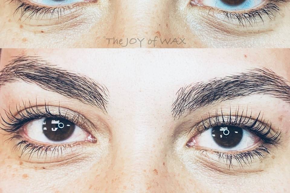 Lash Lift and Brow Shaping