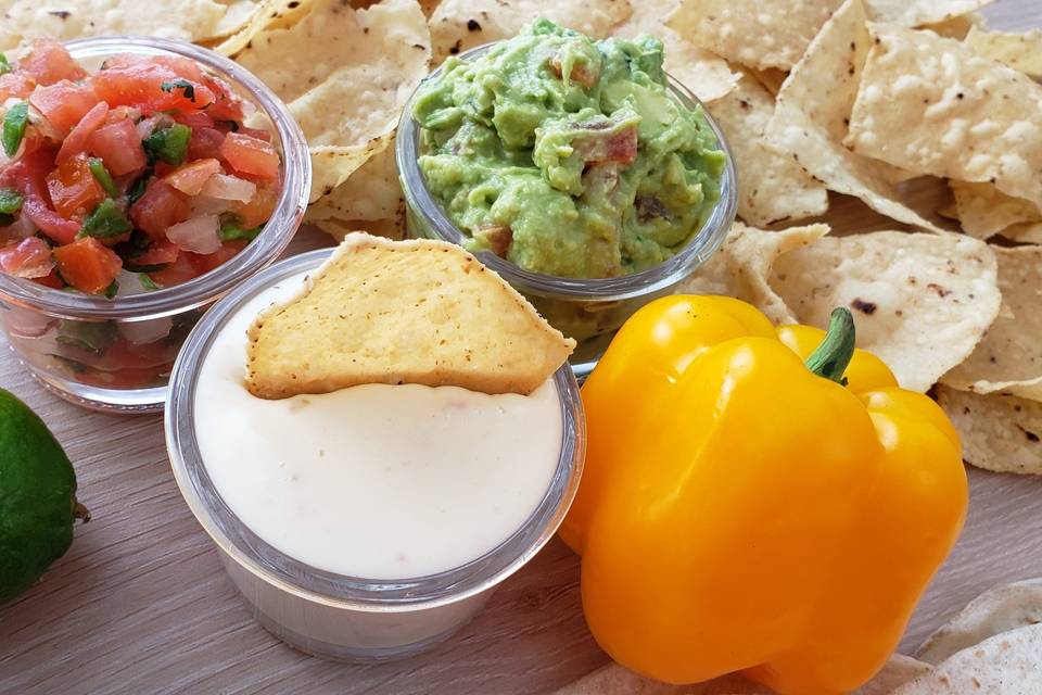 Queso, Guacamole and Salsa!