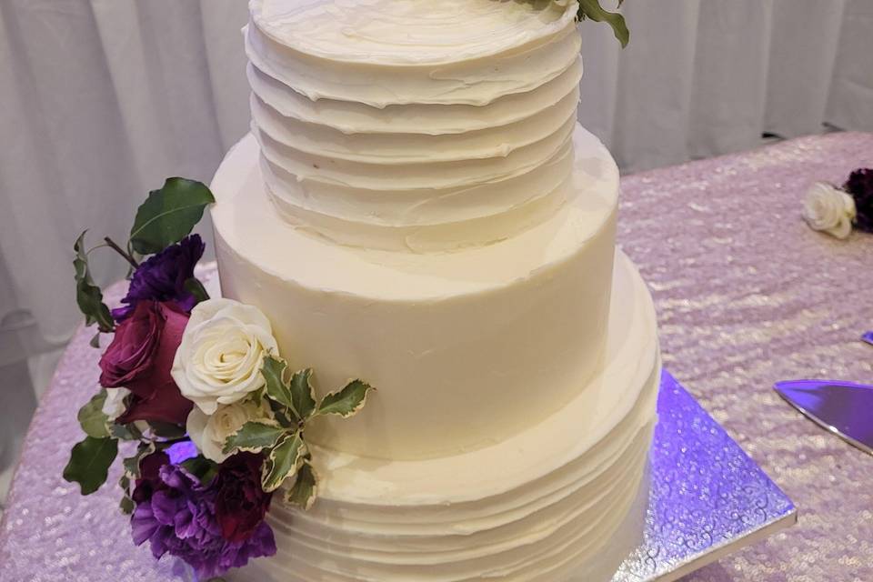 3 Tier Wedding cake