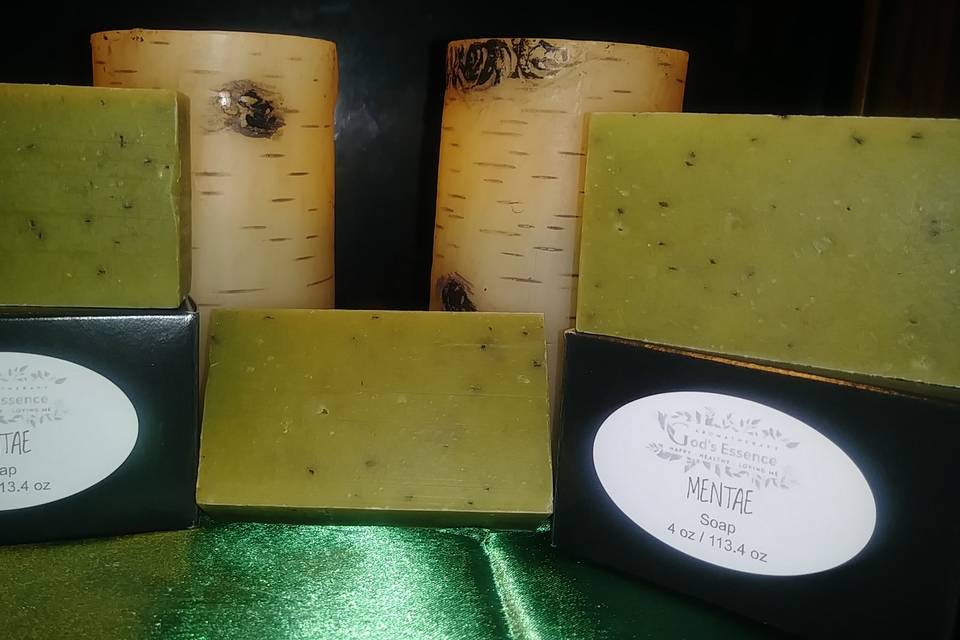Certified organic mentae soap