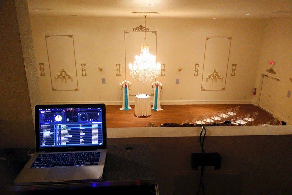 DJ setup