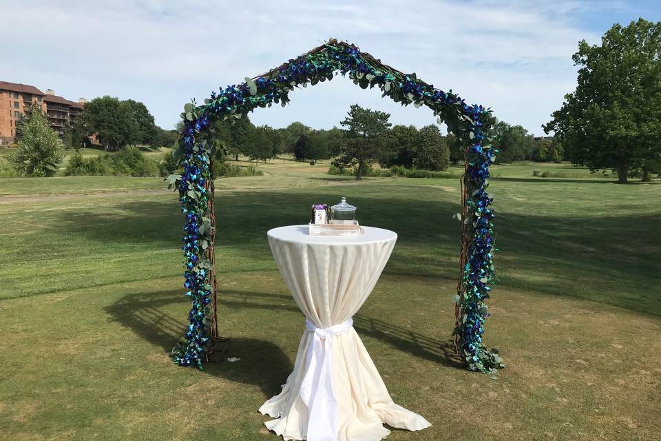 Floral arch rental