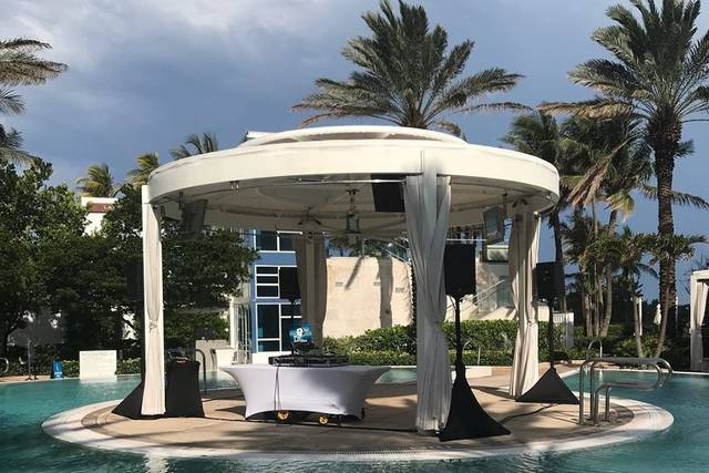 Pool DJ Setup