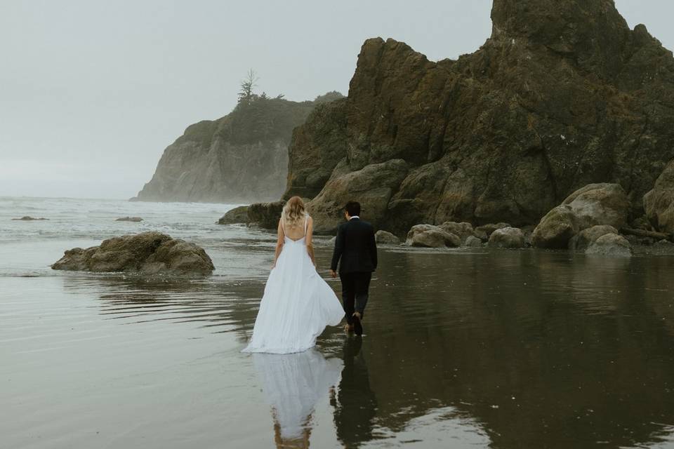 Ruby Beach Elopement