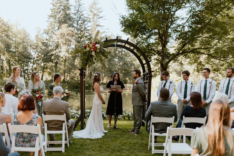 Bridal Veil Lakes Wedding