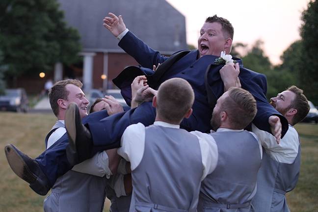 Groom and groomsmen