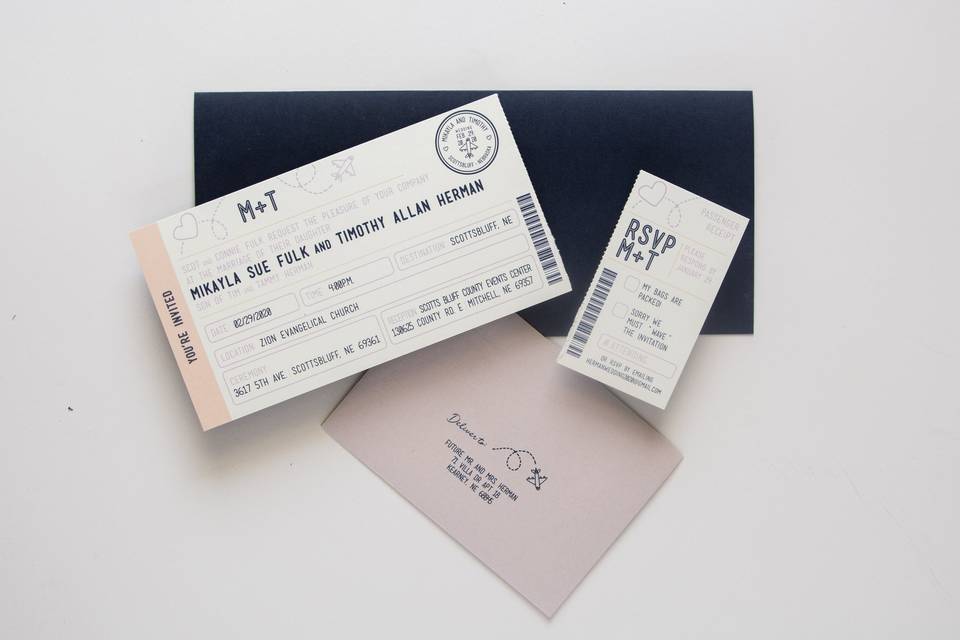 Fake boarding tickets