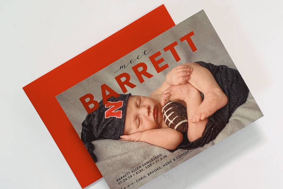 Barrett  |  Birth Announcement