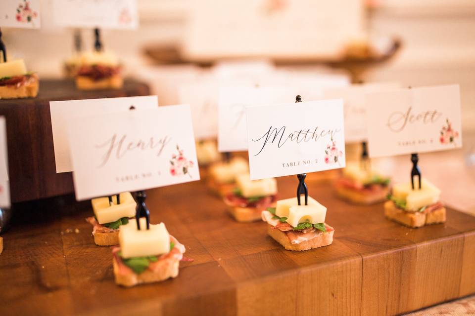 Edible Place Cards