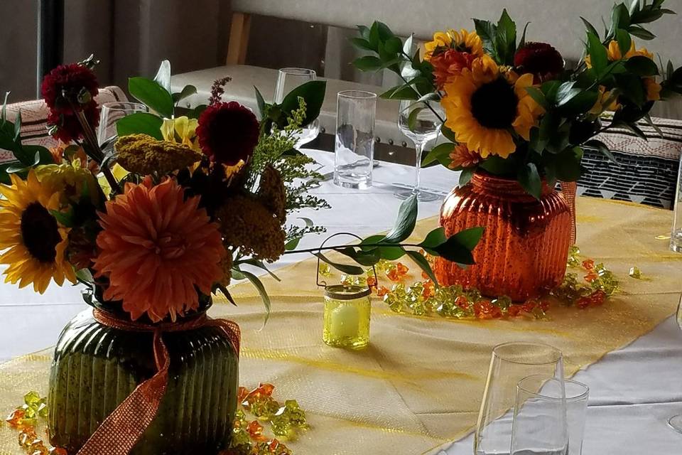 Fall centerpieces