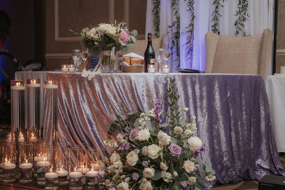 Romantic Sweetheart Table