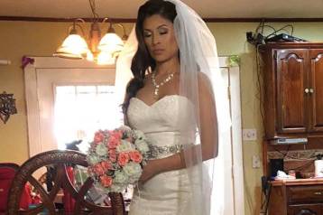 Veiled bride