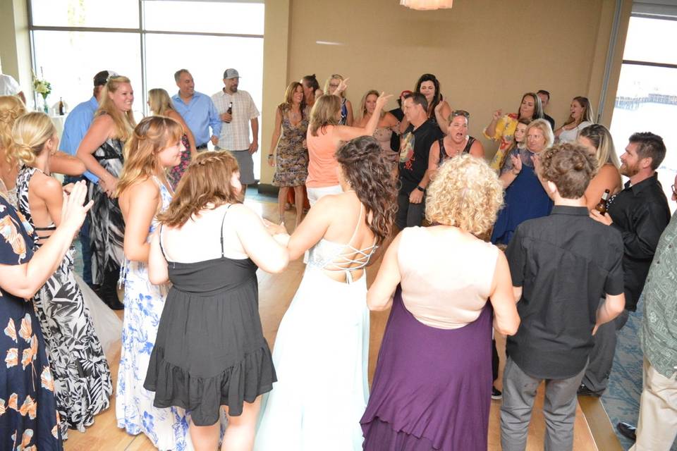 Dancing at the reception