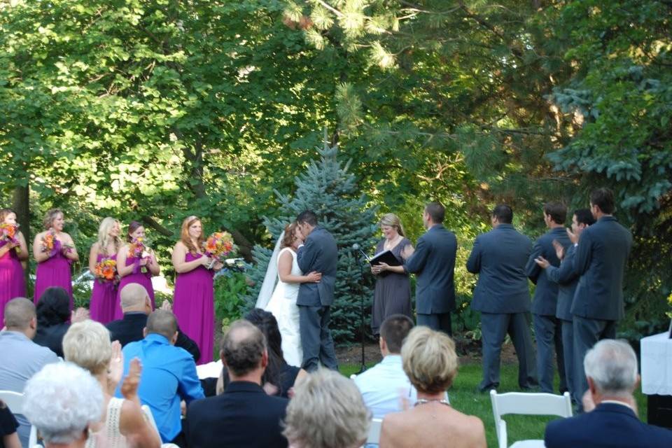 Garden wedding