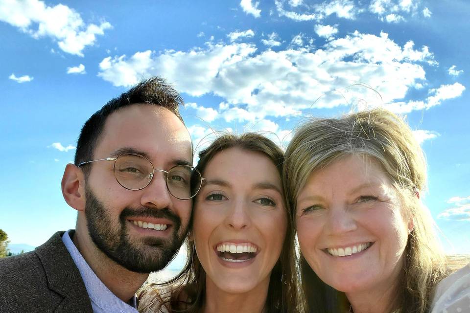 Wolcott Wedding Selfie