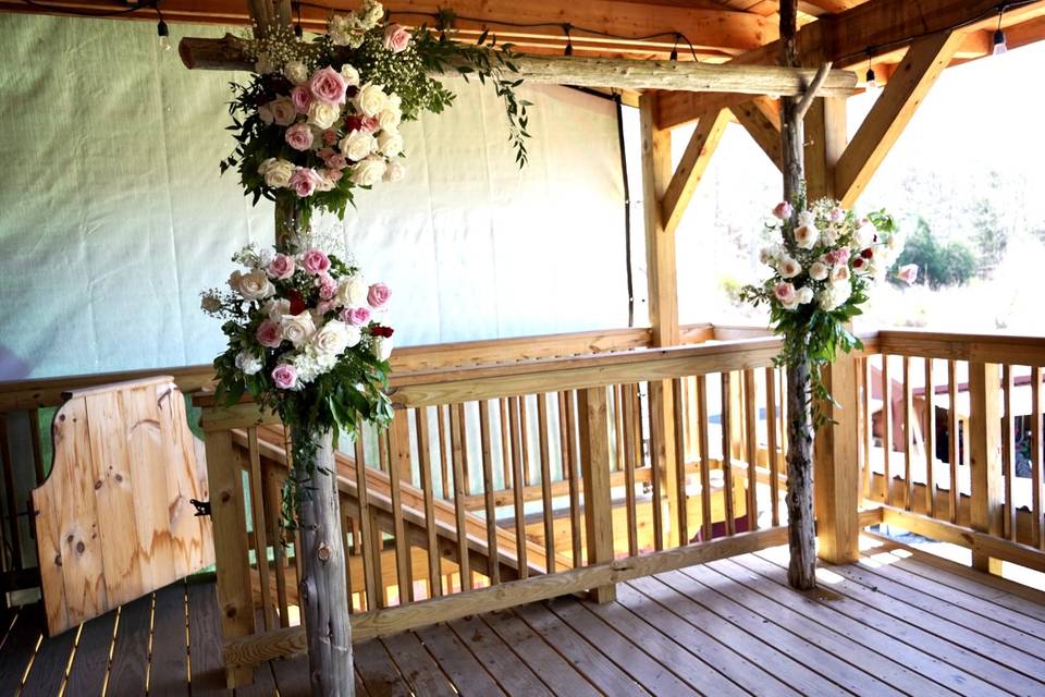 County Style Flower Arch