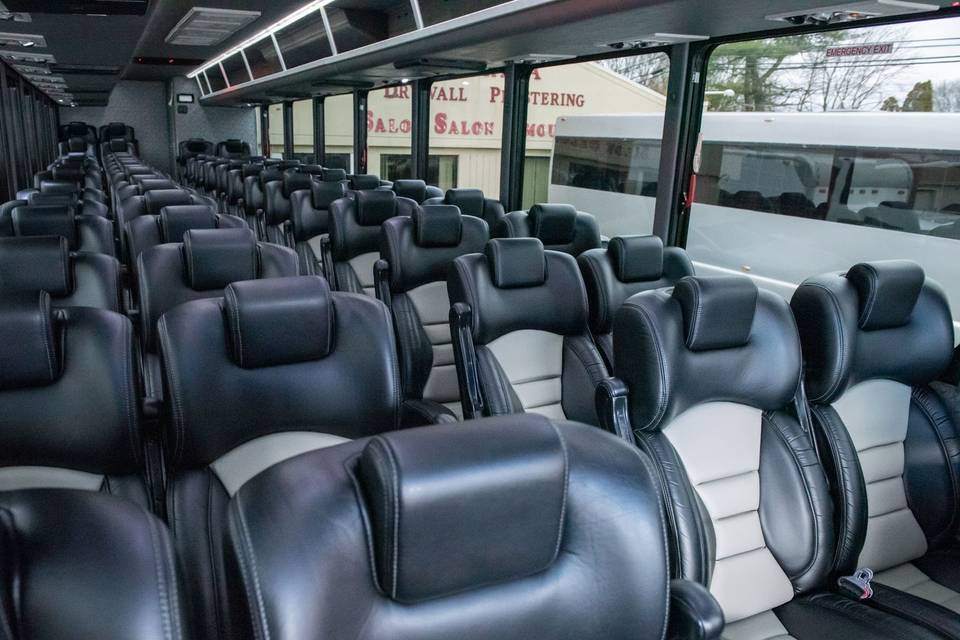56 Passenger Coach Interior