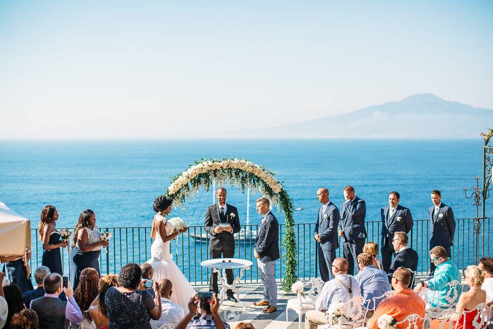 Wedding Cake cut - Amalfi