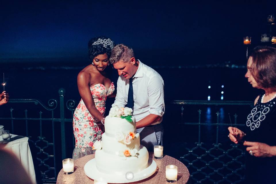 Wedding Cake cut - Amalfi